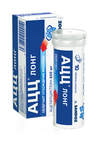 Купить ацц лонг 600 мг №20 таблетки шипучих цена и отзывы