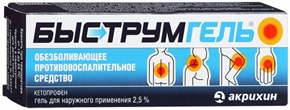 Купить быструмгель гель 2,5% 100 г цена и отзывы