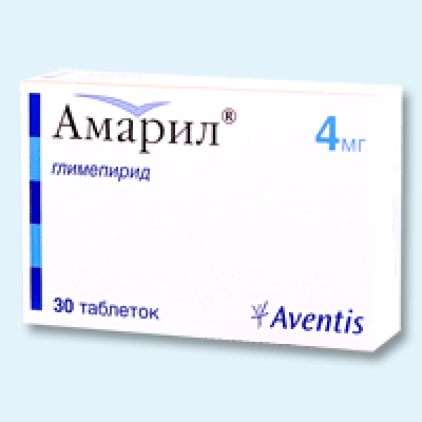 амарил таблетки 4мг №30