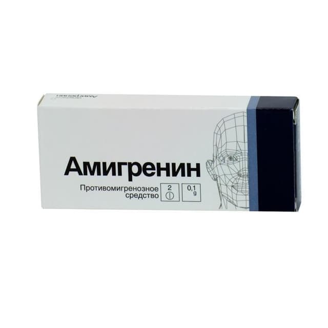 амигренин 100 мг №6 табл