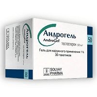 андрогель гель для наруж, 1% 5 г №30