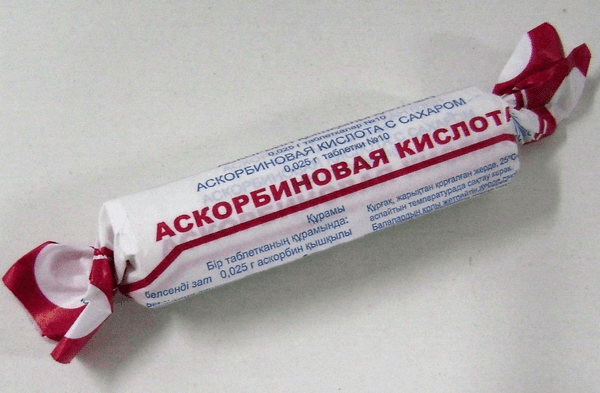 аскорбиновая кислота витаминка с сахар, таблетки №10
