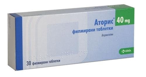 аторис таблетки покрытые оболочкой 40мг №30