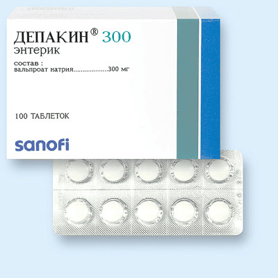 депакин энтерик таблетки покрытые оболочкой 300мг №100