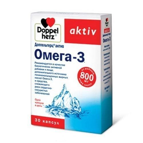 доппельгерц актив омега-3 капсулы №80