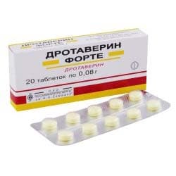 дротаверин форте таблетки 80мг №20