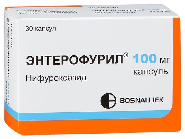 энтерофурил капсулы 100мг n30