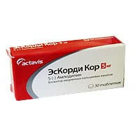 эскорди кор таблетки 5мг n30