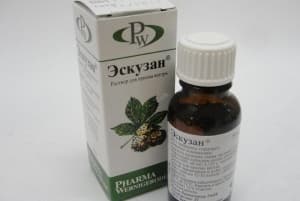 эскузан капли 20 мл