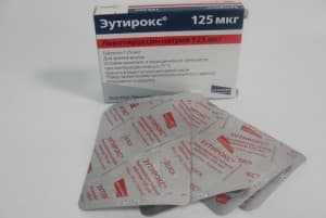 эутирокс таблетки 125мкг n100