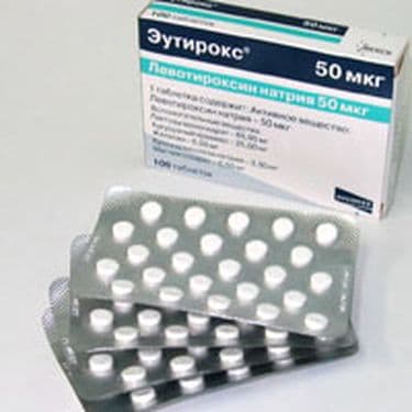 эутирокс таблетки 50мкг n100