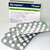 эутирокс таблетки 75мкг n100