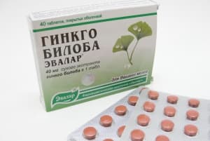 гинкго билоба таблетки №40 бад