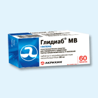 глидиаб мв таблетки 30мг №60