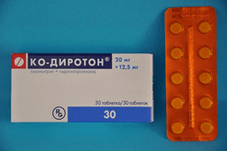 ко-диротон таблетки 20мг плюс 12,5 №30