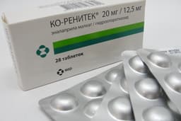 ко-ренитек 20 мг плюс 12,5 мг №28 табл
