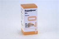 кордафлекс ретард таблетки покрытые оболочкой 20мг №30