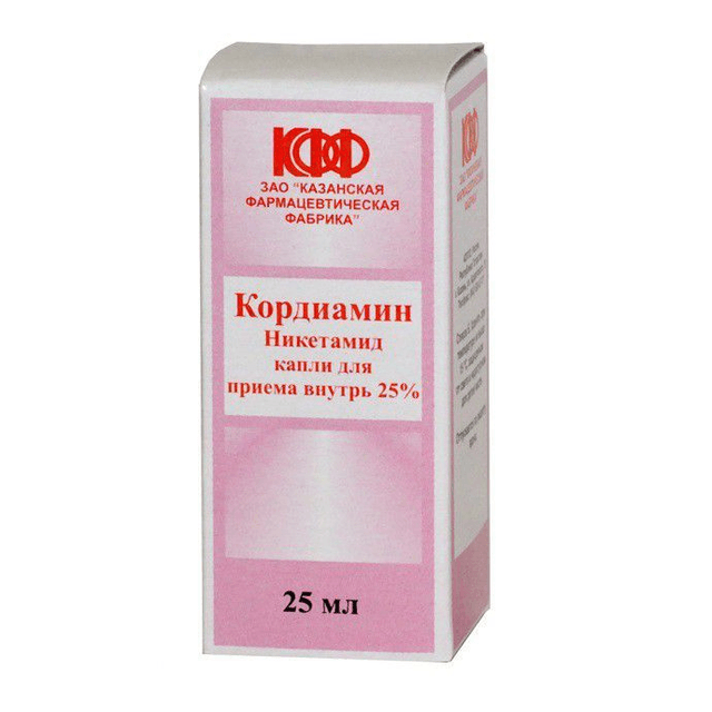 кордиамин капли 25% 25 мл