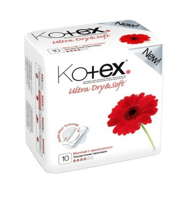 котекс ultra dryandsoft normal №10 c крыл,