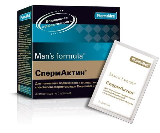менс формула спермактин 5 г №30 саше