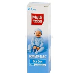 мульти-табс бэби раствор до 1 года 30мл