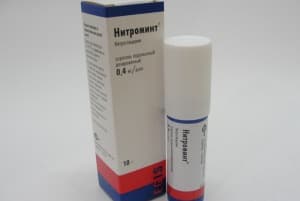 нитроминт аэрозоль 0,4 мг/доза 10 г (180 доз)