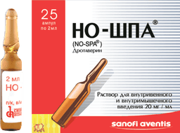 но-шпа раствор для инъекций 20 мг/мл 2 мл №5 амп
