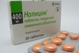 нолицин таблетки покрытые оболочкой 400мг n20