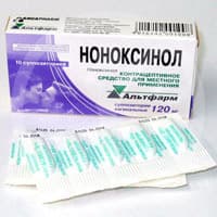 ноноксинол 120 мг №10 суппоз, вагинальные