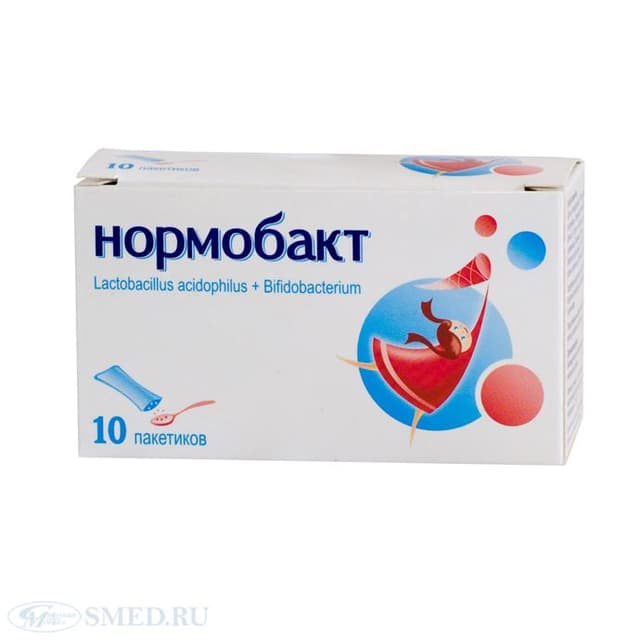 нормобакт порошок 3 г №10 саше