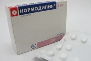 нормодипин таблетки 5мг n30