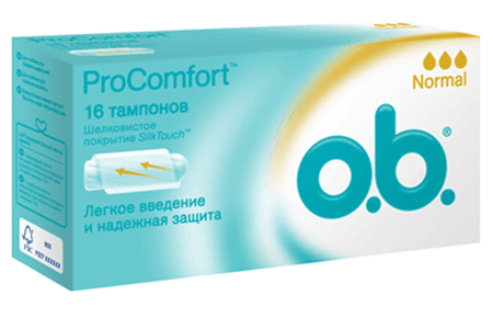 o, b, прокомфорт тампоны супер №16