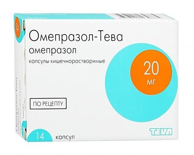 омепразол-тева капсулы 20мг n28