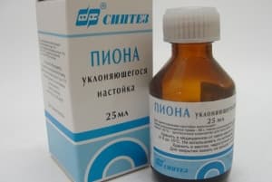 пиона настойка 25мл флакон