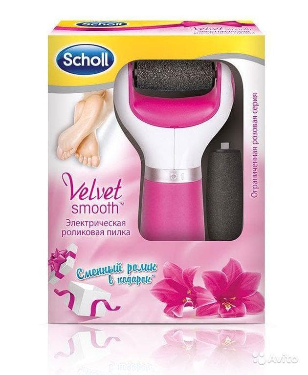 scholl пилка роликовая электрическая