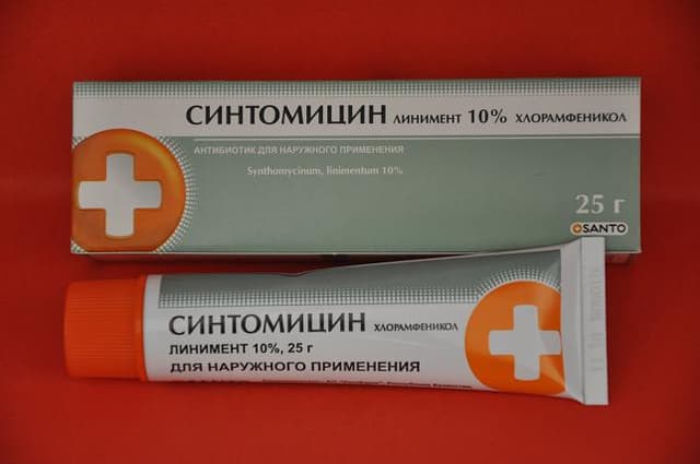 синтомицин линимент 10% 25 г