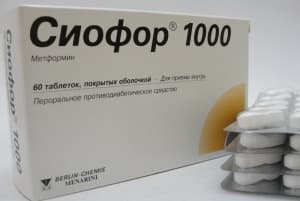 сиофор таблетки покрытые оболочкой 1000мг n60