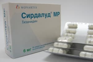 сирдалуд мр капсулы 6мг n30