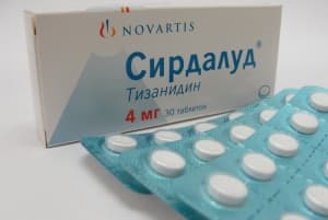 сирдалуд таблетки 4мг n30