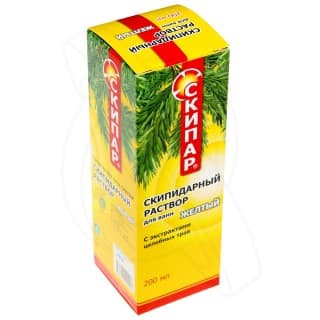 скипар раствор для ванн желтый 200 мл