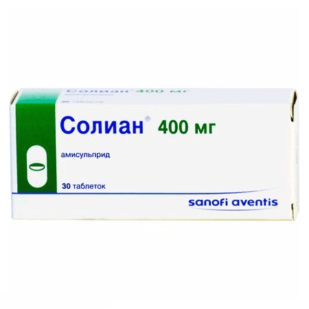 солиан таблетки 400мг n30