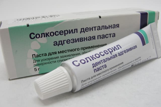 солкосерил паста дентальная адгезивная 5 г