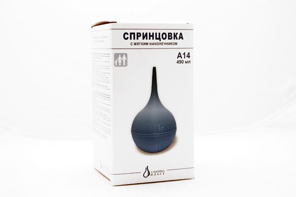 спринцовка альпина мягкий наконечник а14 инд, уп,