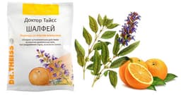 доктор тайсс леденцы шалфей/апельсин 50 г