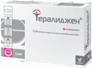 тералиджен таблетки покрытые оболочкой 5мг n25