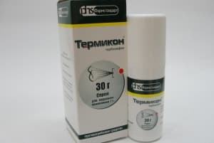 термикон спрей 1% 30 г