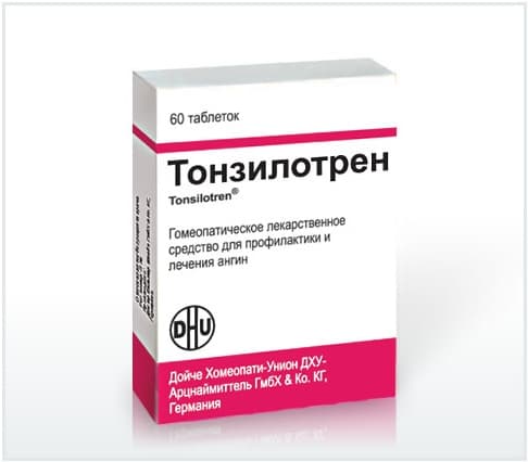 тонзилотрен таблетки n60