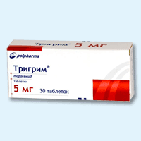 тригрим таблетки 5мг №30