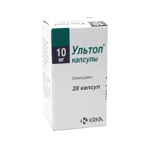 ультоп капсулы 10мг n28