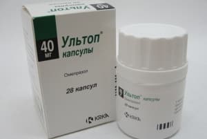 ультоп капсулы 40мг n28